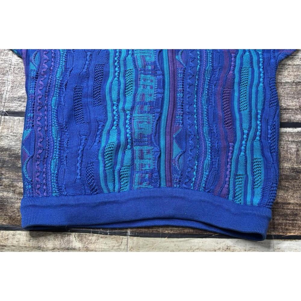 COOGI Multi-Blue Patterned Crewneck Sweater - Picture 11 of 15